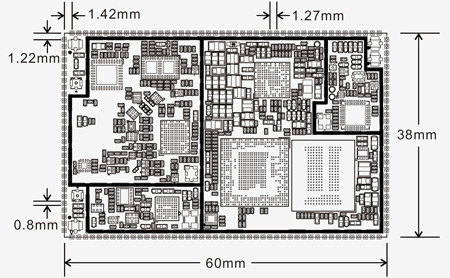 CM-MT6737-PCB-dimension