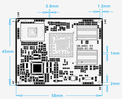 CMA40i PCB dimension