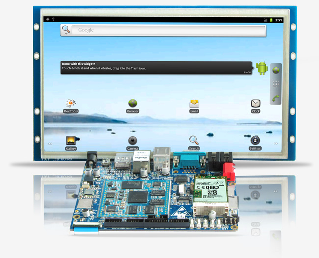 EM210 sbc with 10.1inch LCD