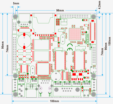 EM2440-PCB-dimension