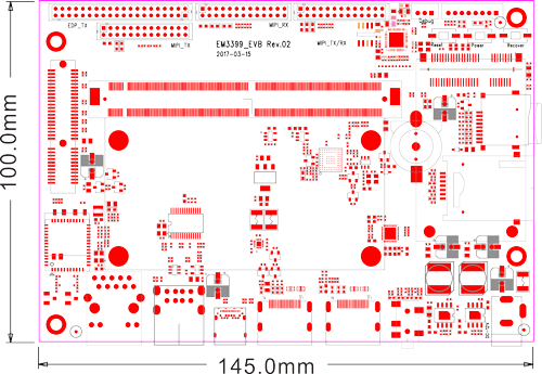 EM3399-V2-pcb-dimension