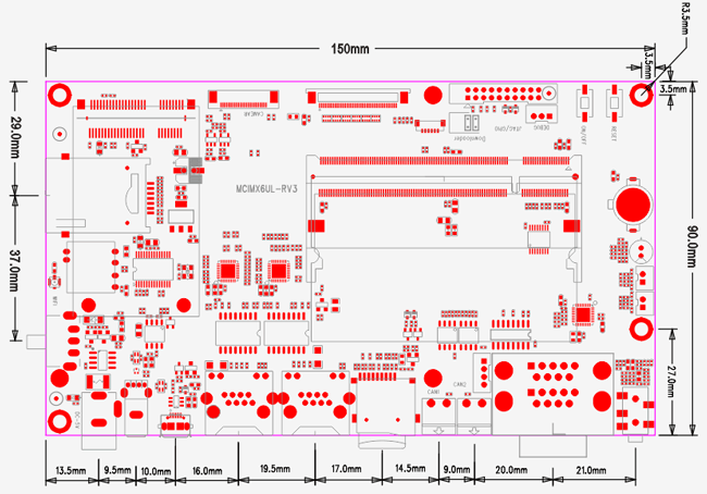 EM6ul PCB