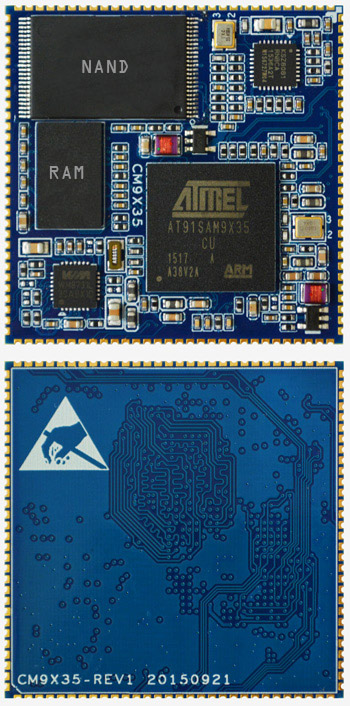 Atmel AT91SAM9X35工业级模块板