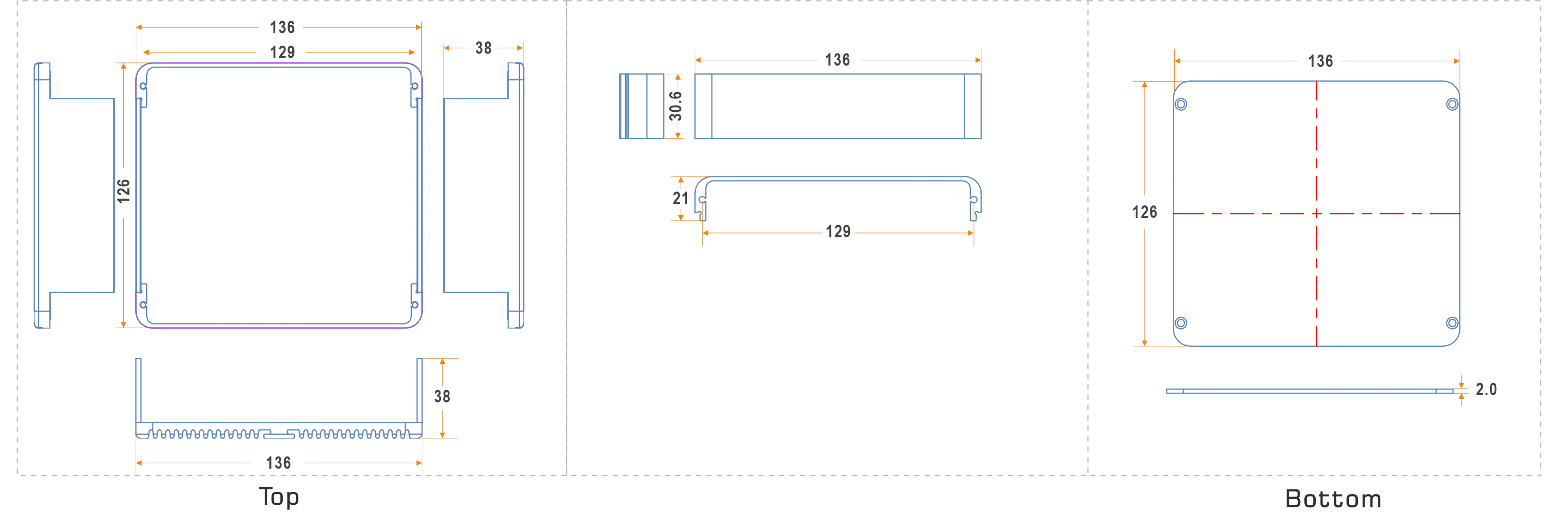 SBC3588_Metal_Case_dimension